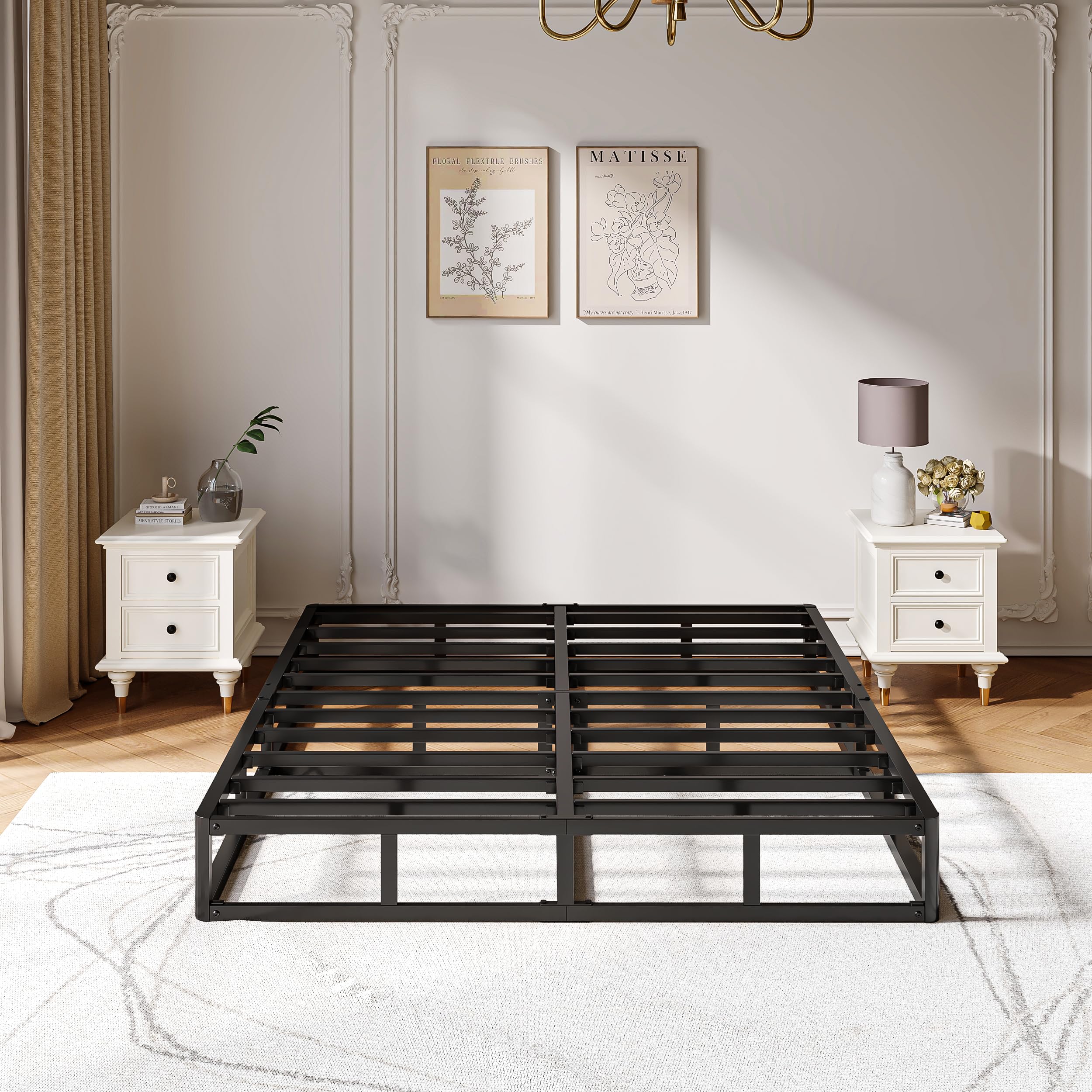 QQNNQIANG Queen Box Spring compatible with innerspring memory foam and hybrids