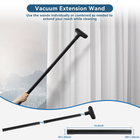QRUIHC horsehair dust brush lifts pet hair from fabrics.