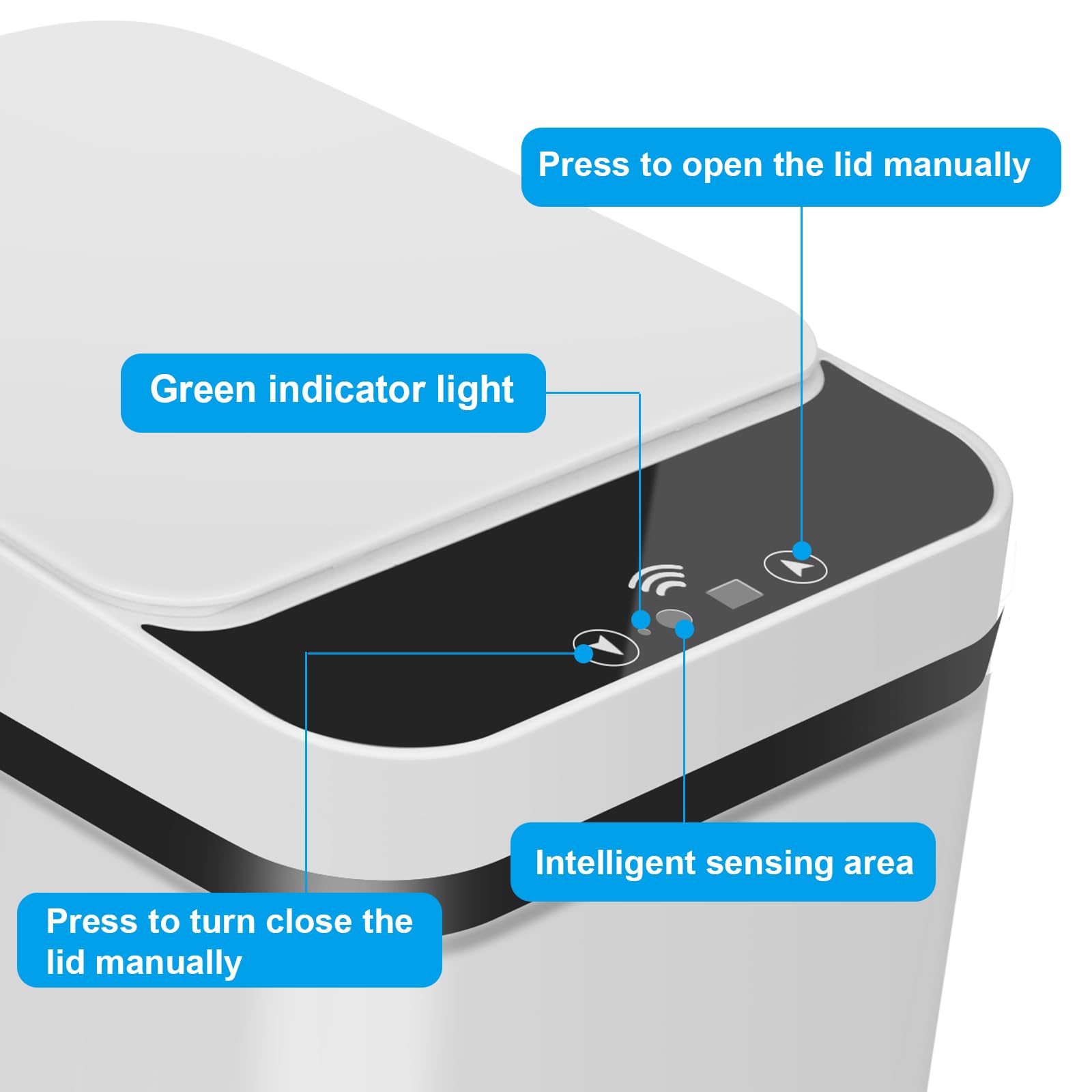 QSFWCSM 11L capacity shown for compact space efficiency in a can.