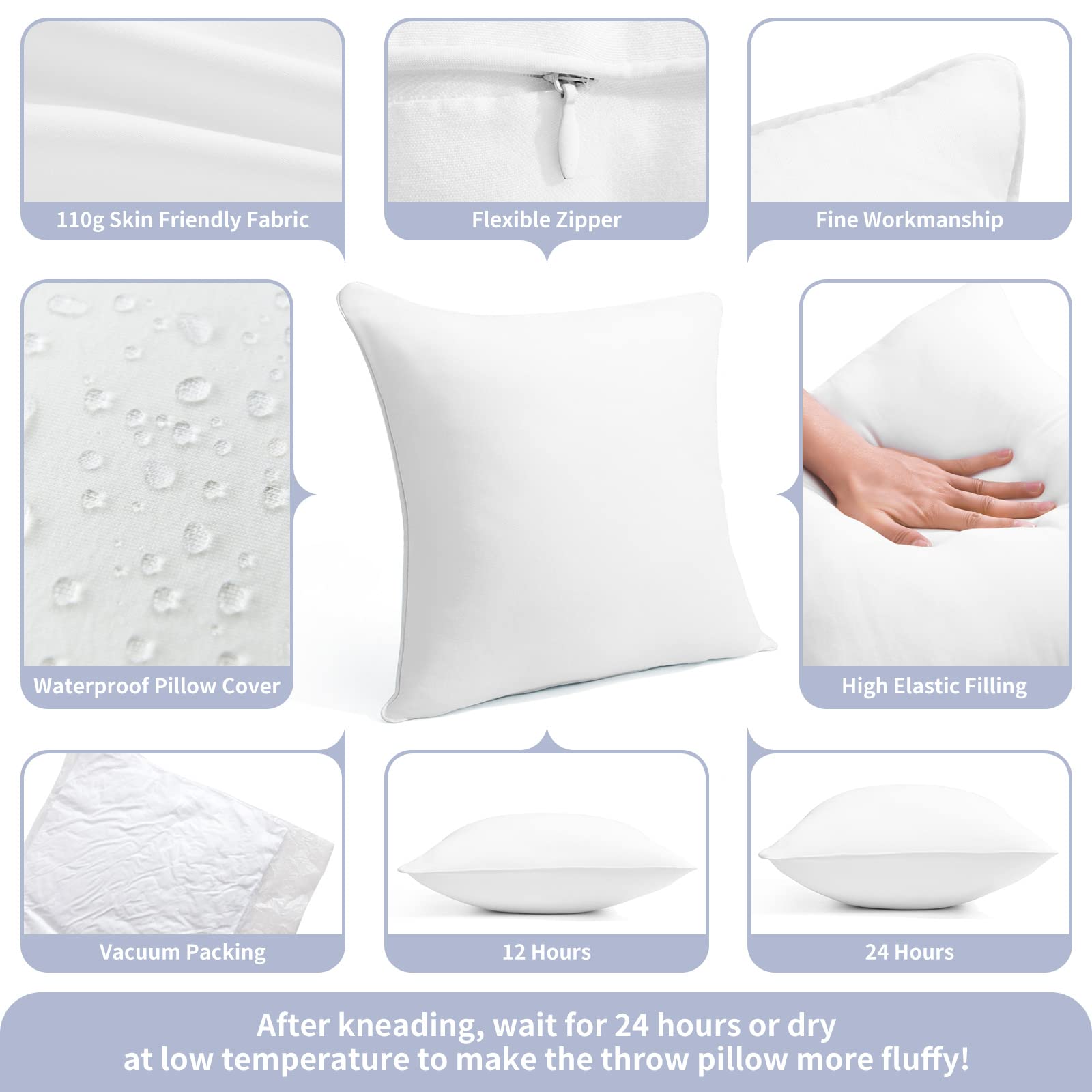 QSWRD indoor-outdoor versatility for sofa, patio, or car seating.