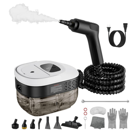 QTDHG Handheld Steam Cleaner showing fast heat-up for rapid surface refresh