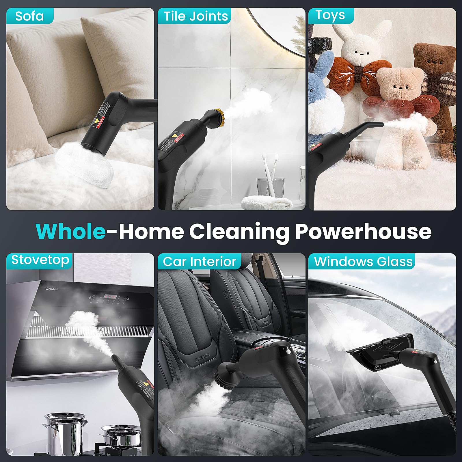 QTDHG Multi-surface attachments for car, furniture, and kitchen tasks
