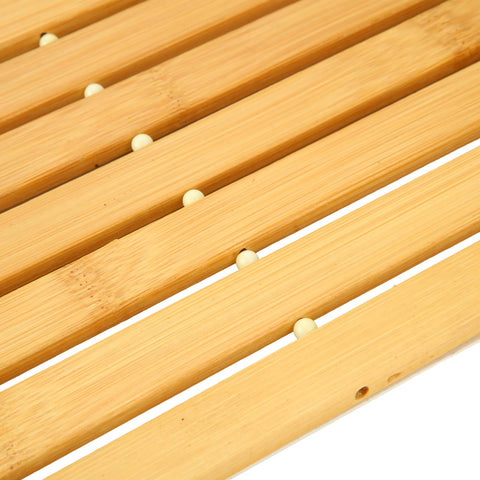 QTLCOHD multipurpose bamboo mat for bathroom and sauna