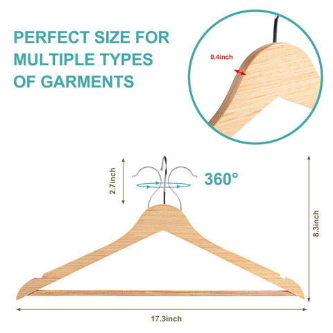 Quality Hangers 360-degree swivel hook enables easy access from any angle.