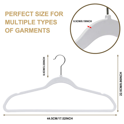 Quality Hangers 360-degree swivel hook enables easy access.