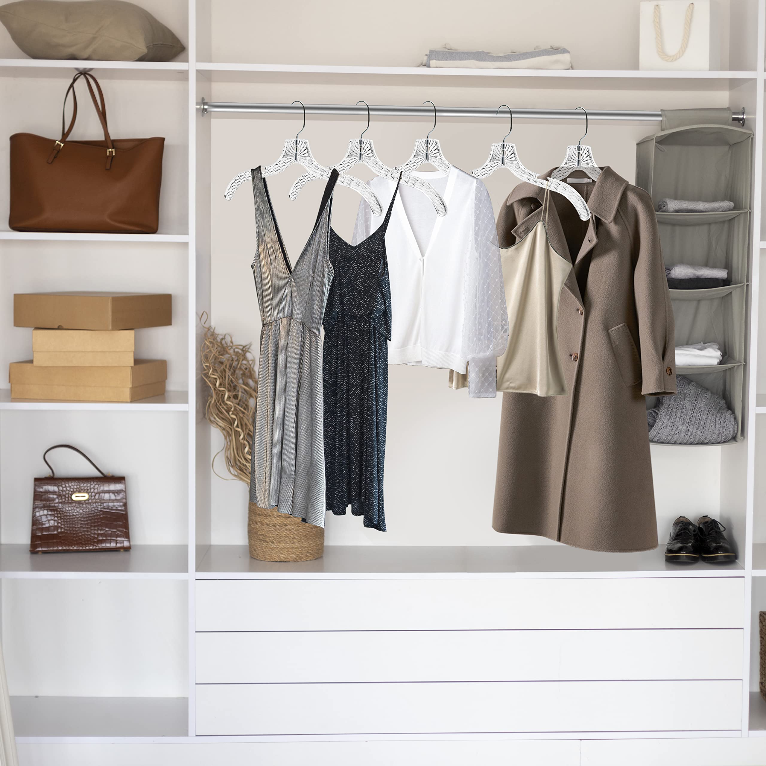 Quality Hangers coat-dress-shirt-hangers promote versatile wardrobe organization