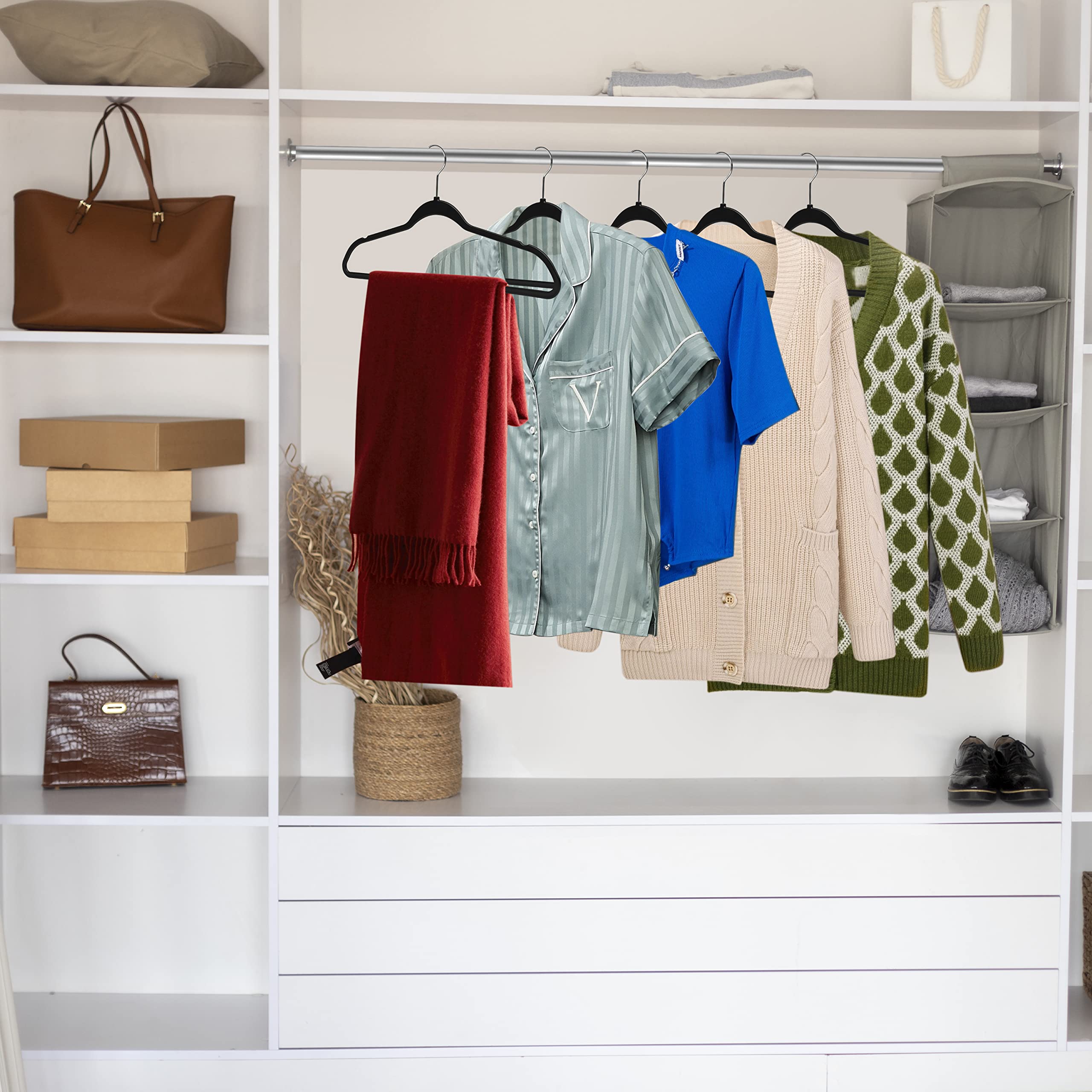 Quality Hangers ideal for organizing dresses, shirts, and coats with ease.