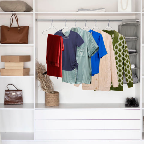 Quality Hangers heavy-duty strength supports heavier garments without bending.