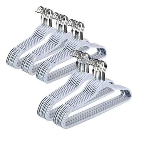 Quality Hangers non-slip notches secure delicate fabrics without slipping.