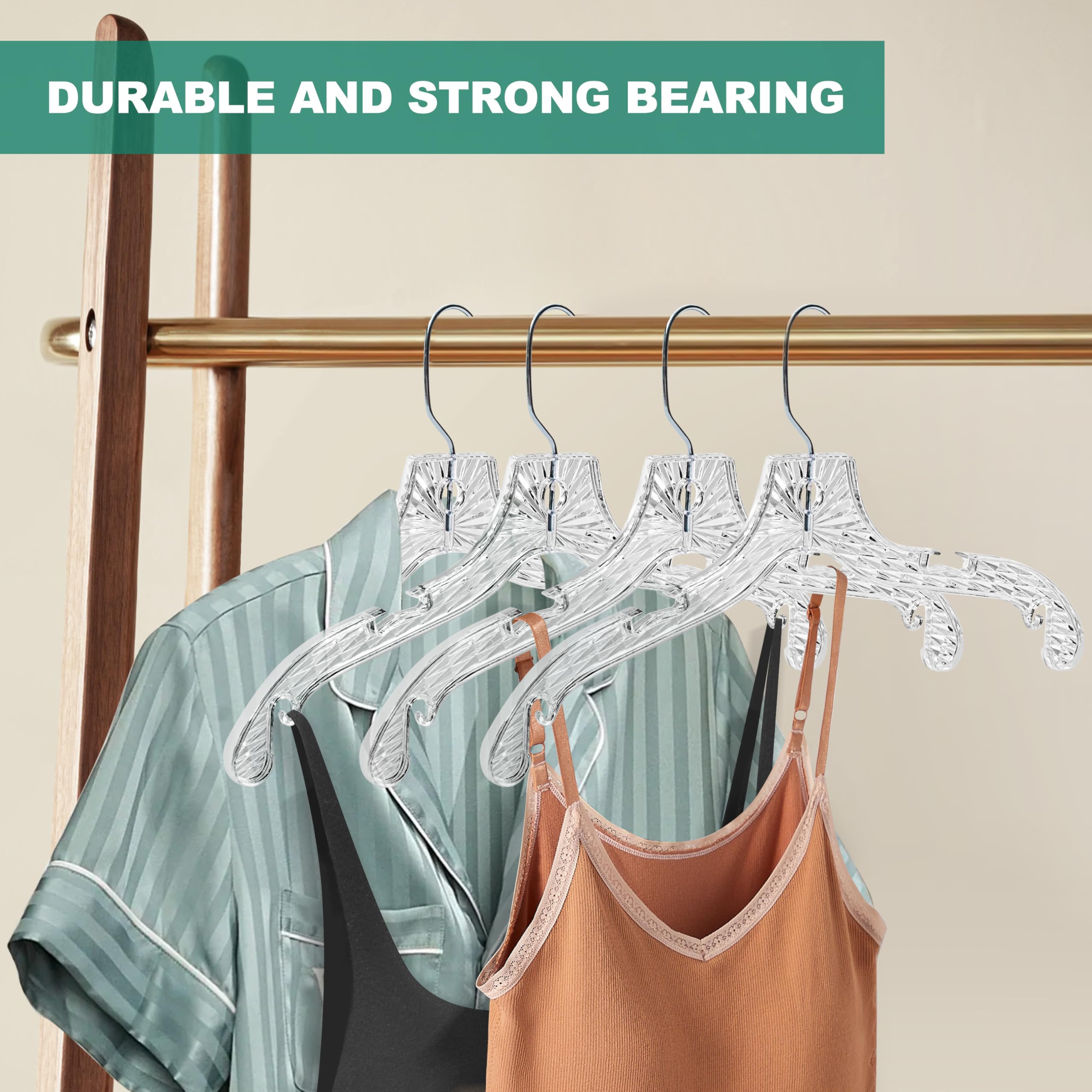 Quality Hangers shirts and dresses hanger for organized outfits.
