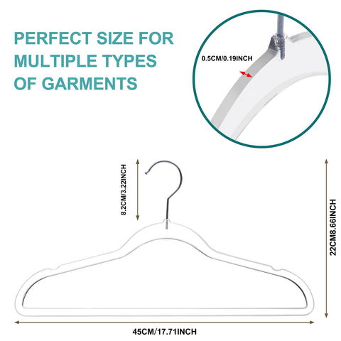 Quality Hangers versatile garment hangers for many clothing types.
