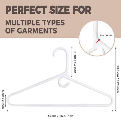 Quality Hangers 9mm thick closeup showing durable material and smooth edges