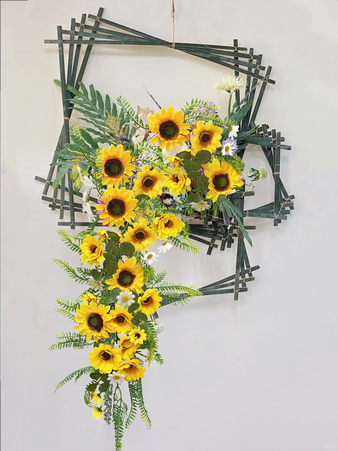 Packaging and care tips included with QuarenDen garland.