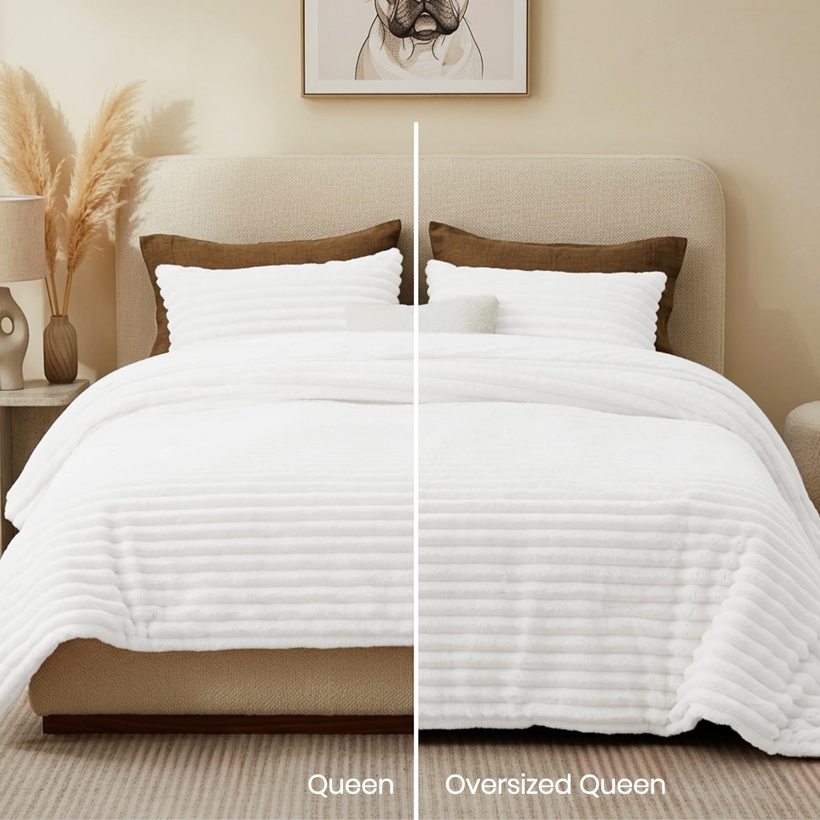Quataly Marshmallow Queen bedroom ambience suitable for all-season comfort
