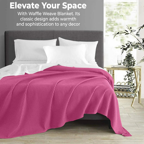 QUBA LINEN 100% cotton waffle weave for breathable comfort