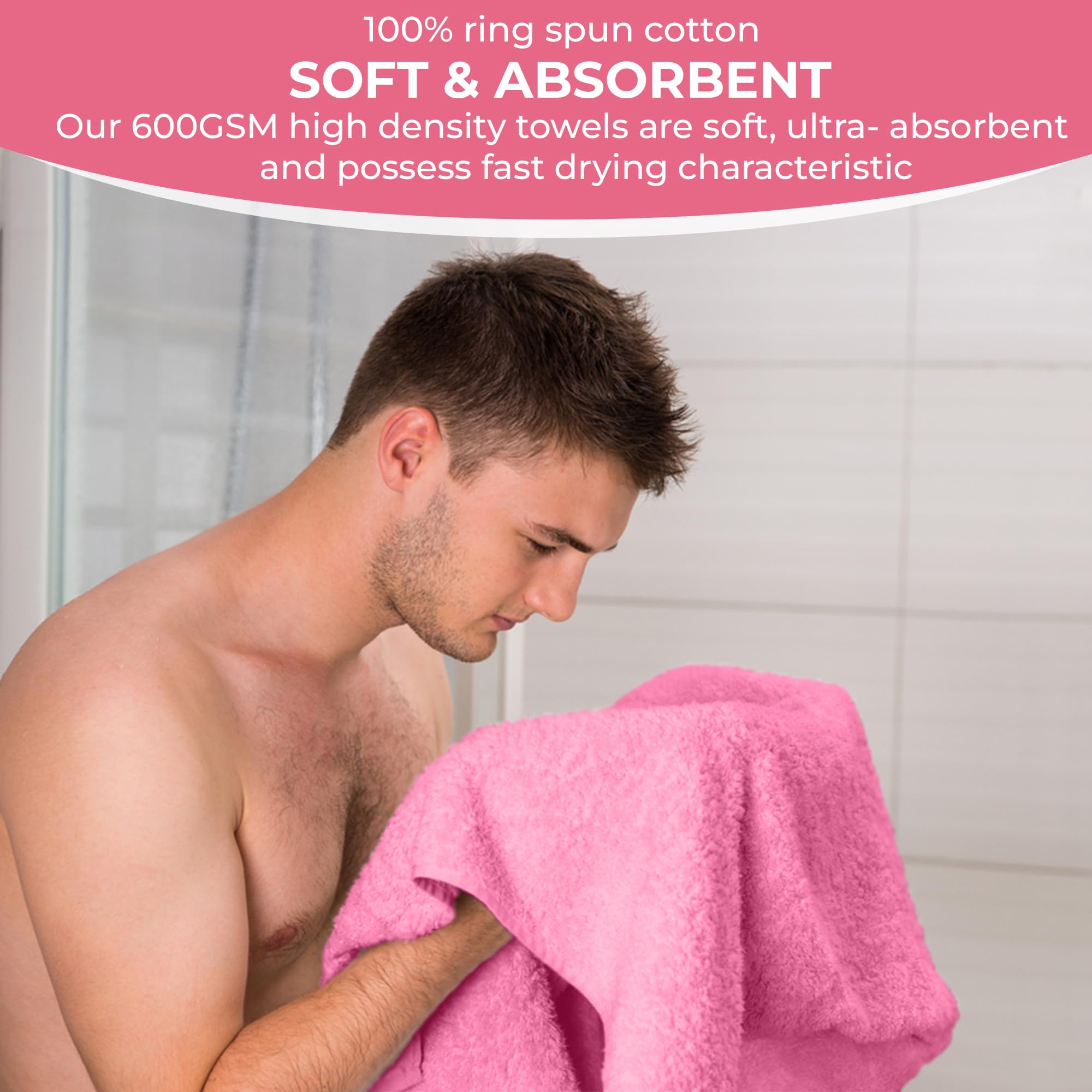 QUBA LINEN care-ready towels for long-lasting freshness and simple washing