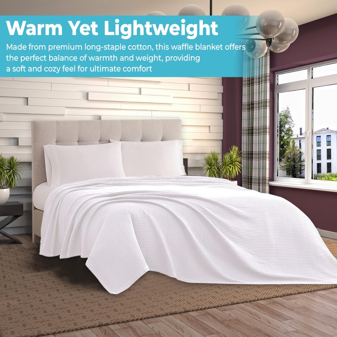 QUBA LINEN care label highlights natural cotton shrinkage accommodation.