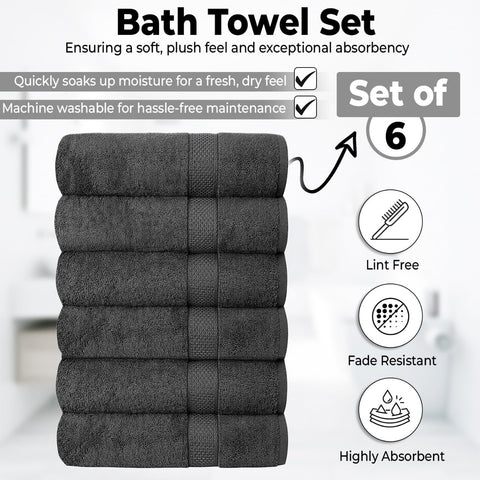QUBA LINEN lightweight towels grey hanging for easy handling