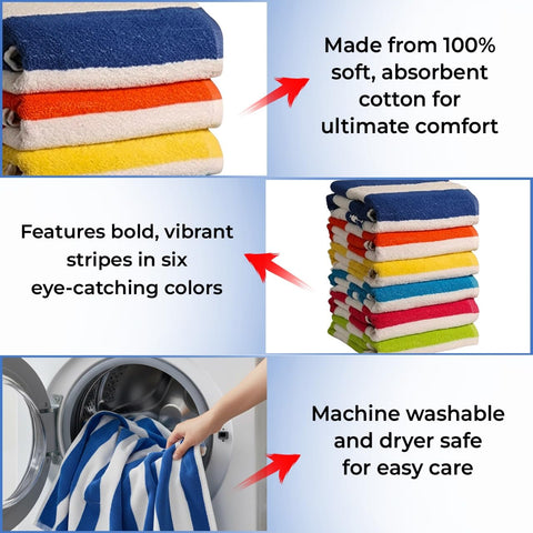 QUBA LINEN quick-dry towel in use after a swim at the beach.
