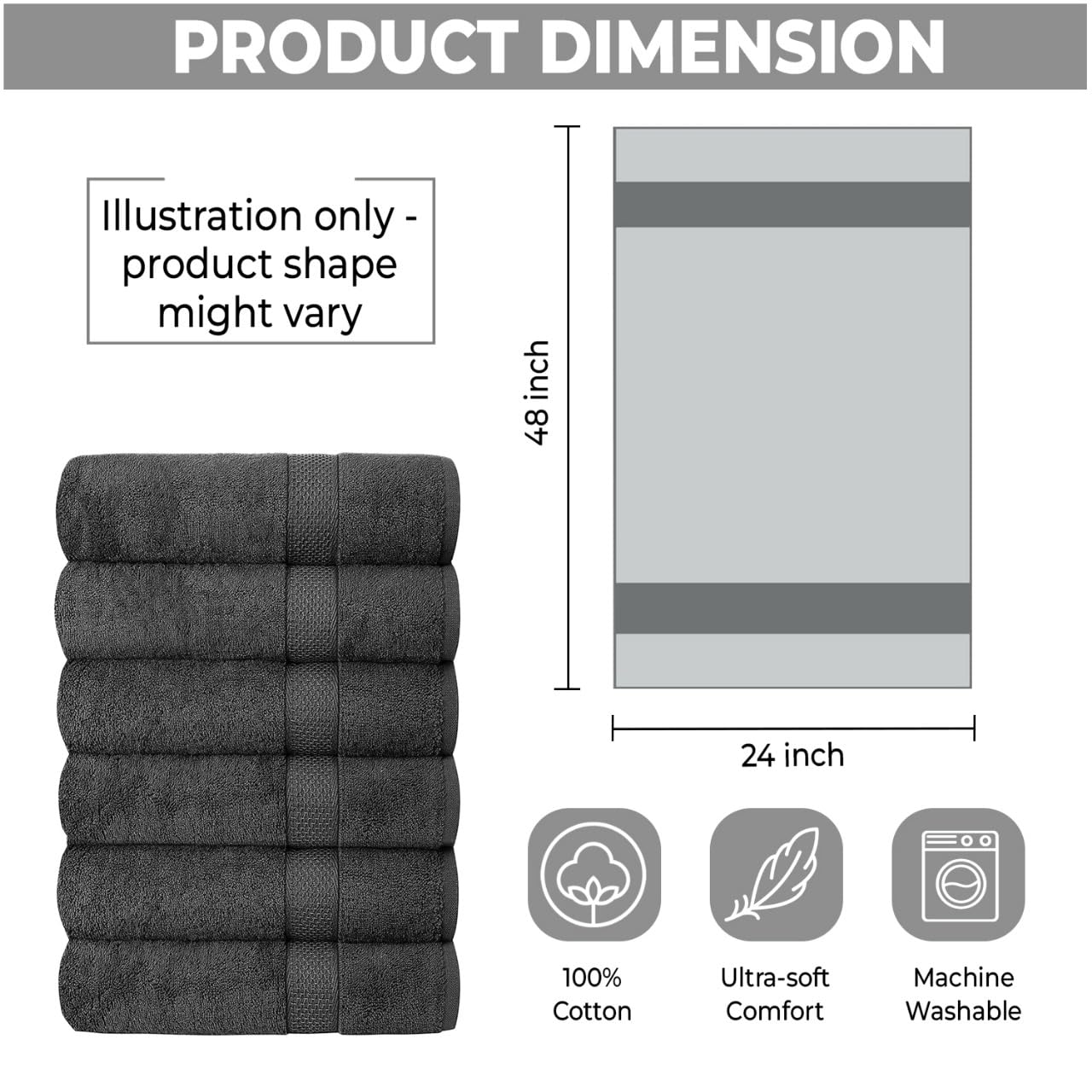 QUBA LINEN spa towels grey at the gym for quick-dry comfort