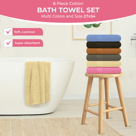 QUBA LINEN ultra-absorbent towels ready to soak up moisture after showers