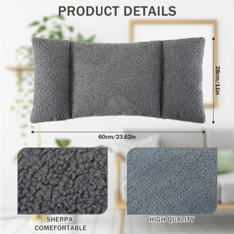Queekay back-support pillow for office chair improves seated comfort and posture