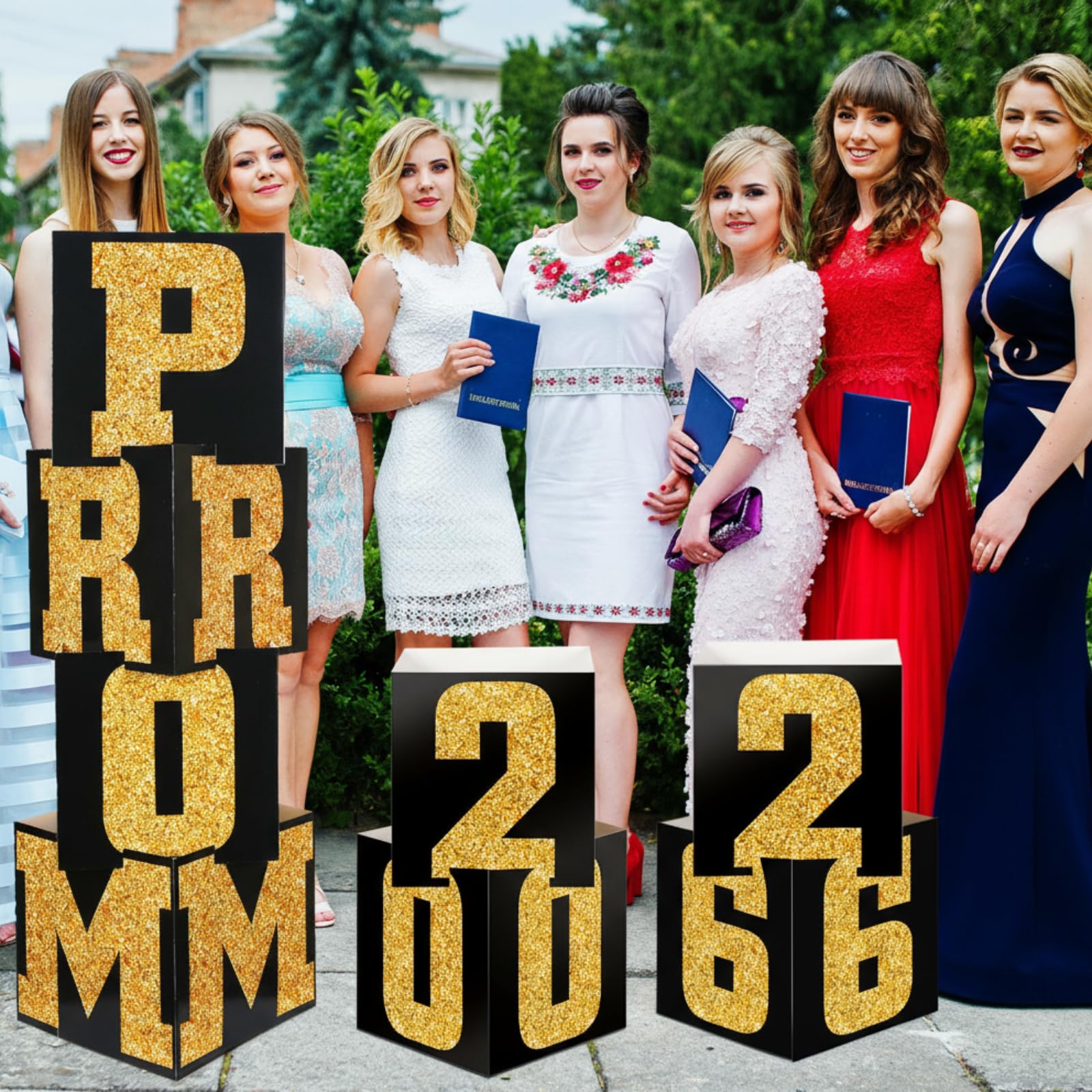 Queekay glam gold-black theme highlights celebratory mood in photos.