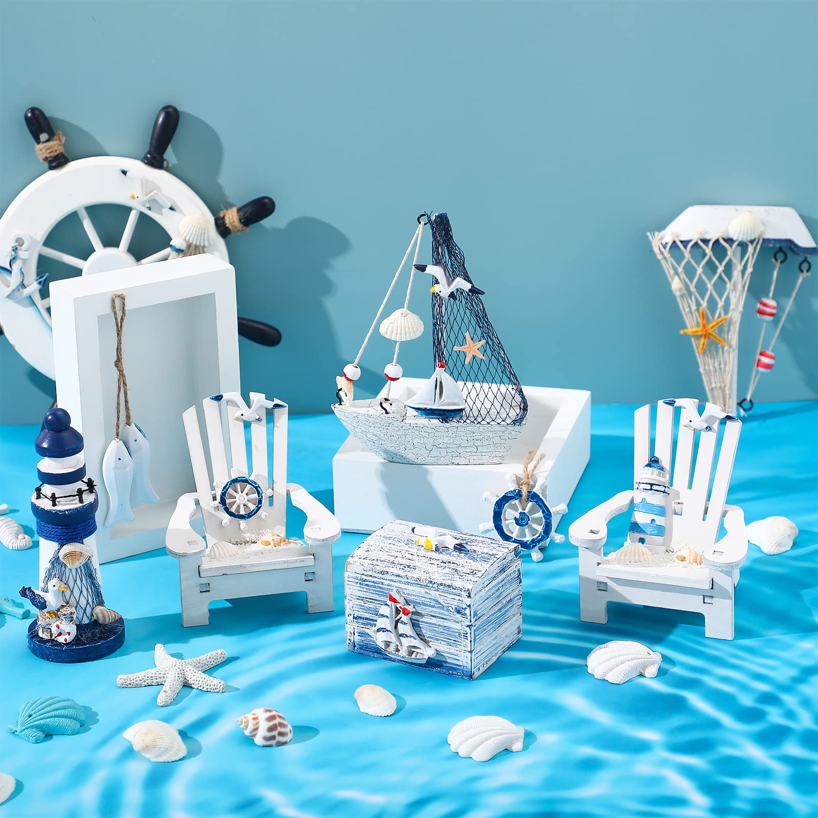 Queekay wooden chair decor accents rustic furniture with seaside character.