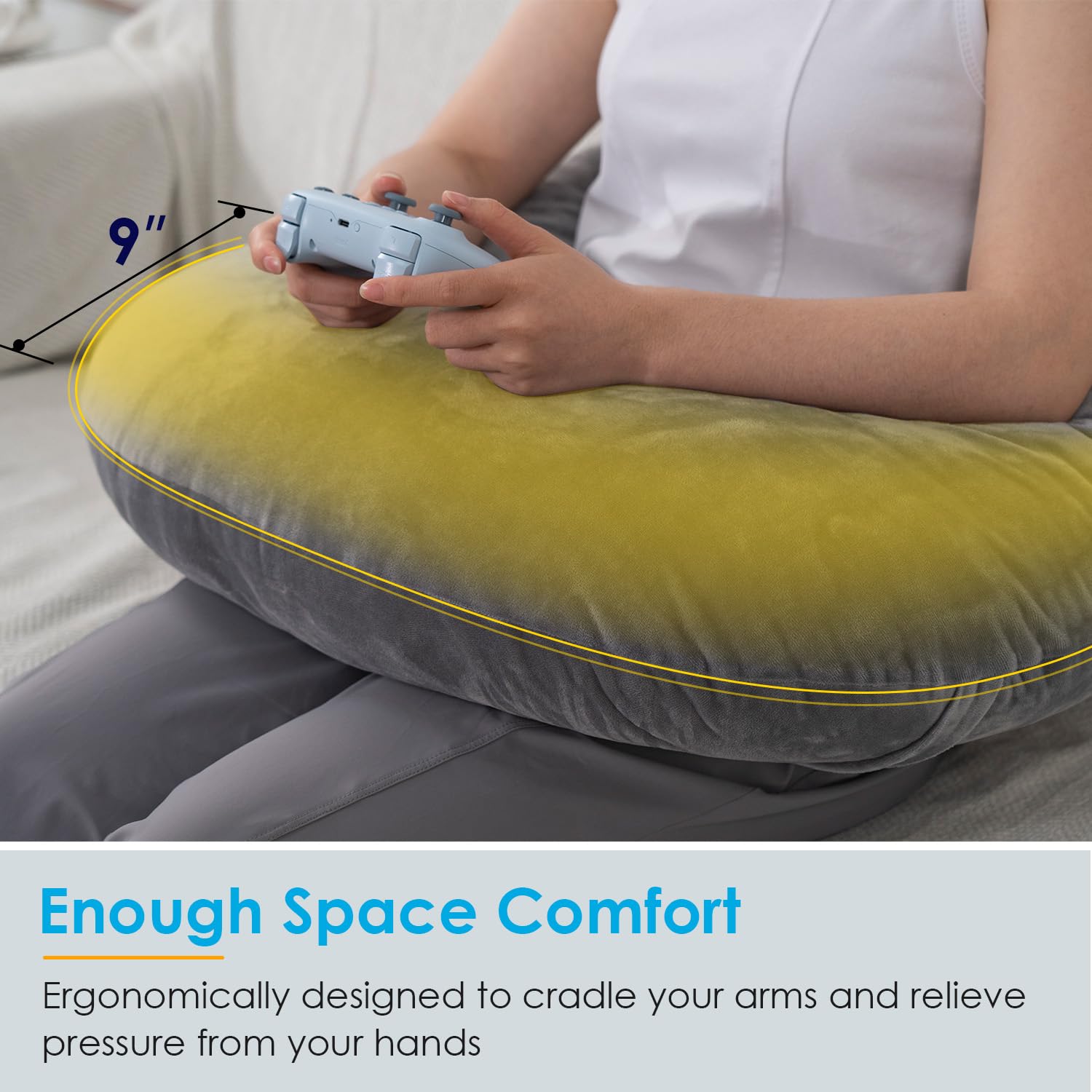 QUEEN ROSE Backrest ergonomic design promotes relaxed posture.