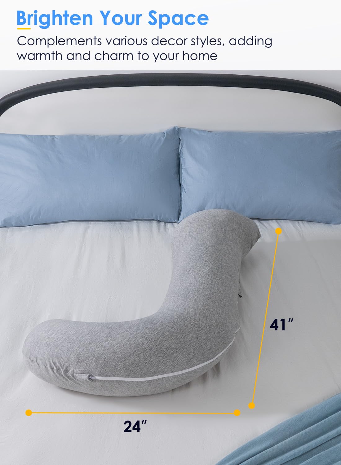QUEEN ROSE pillow shipped vacuum-packed; air out for 48 hours before use.