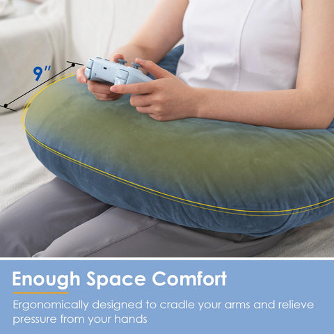 Queen Rose extended U-shape backrest supports comfortable posture while seated.