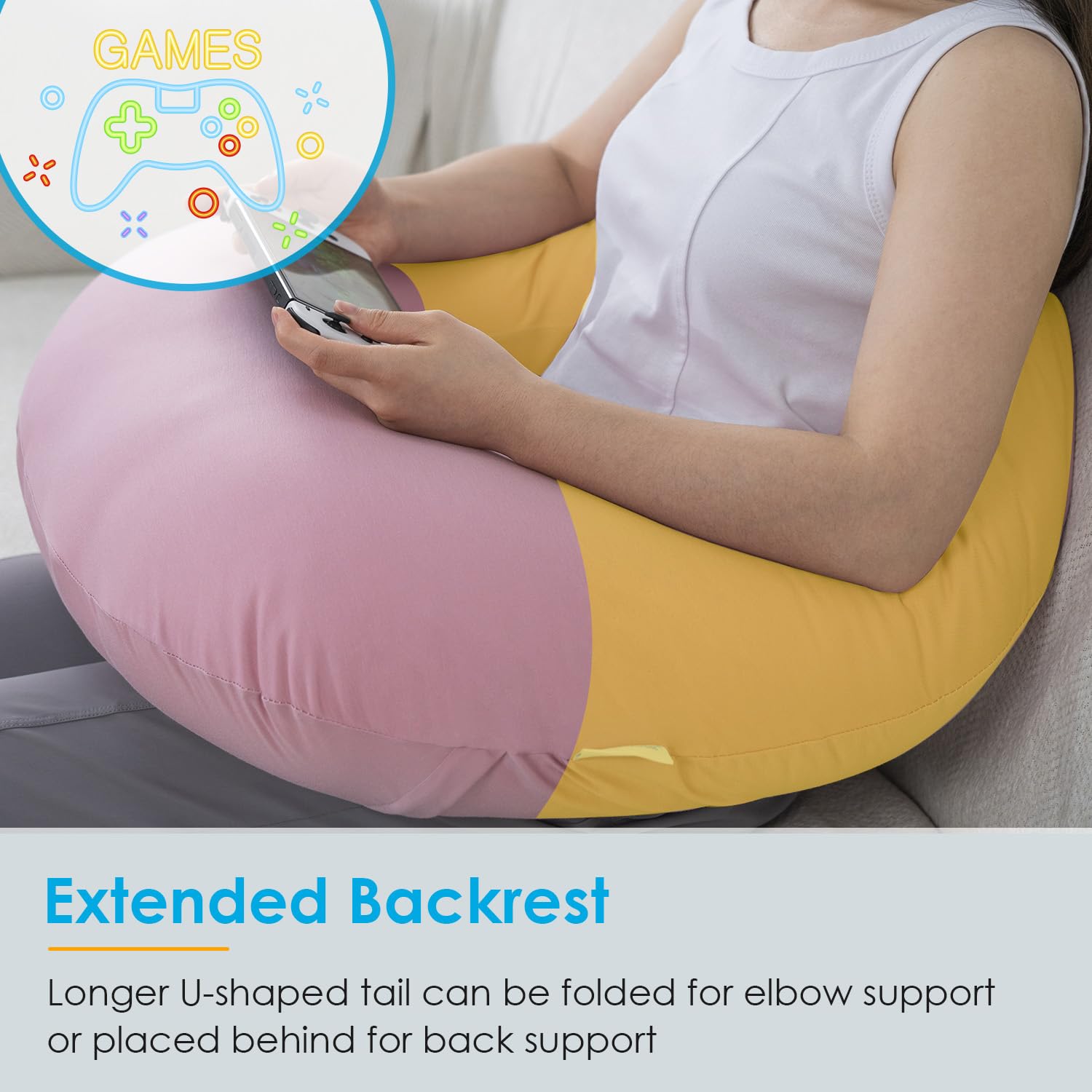 QUEEN ROSE Reading Pillow is a versatile family friendly addition to any chair.