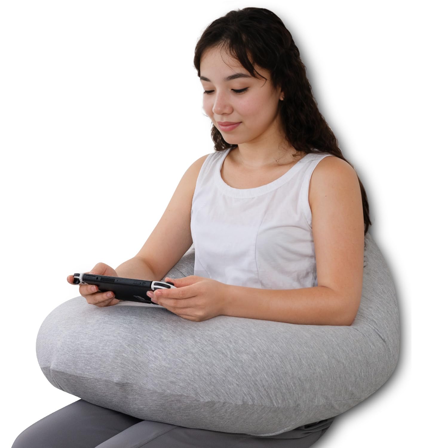 QUEEN ROSE Reading Pillow with cozy arm support for comfortable reading sessions