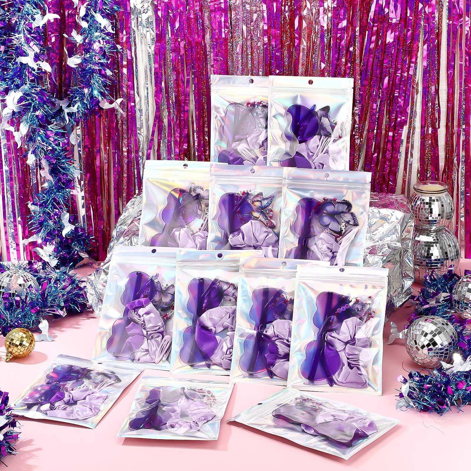 Quelay purple satin headbands offer Y2K vibe and comfortable wear.