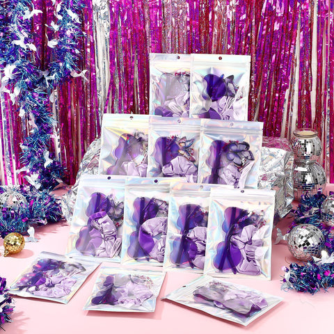 Quelay purple satin headbands offer Y2K vibe and comfortable wear.