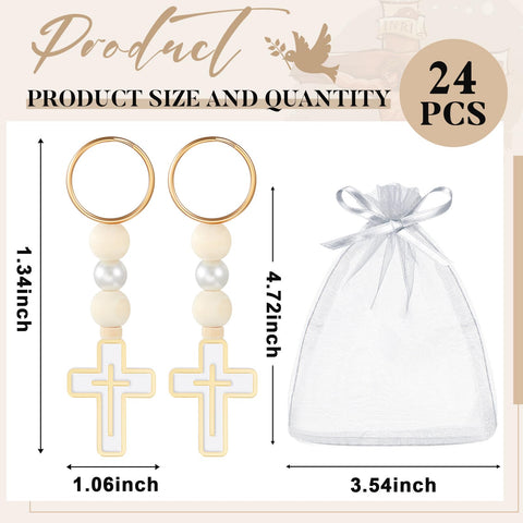 Quelay white organza bags with drawstrings for neat, secure presentation.