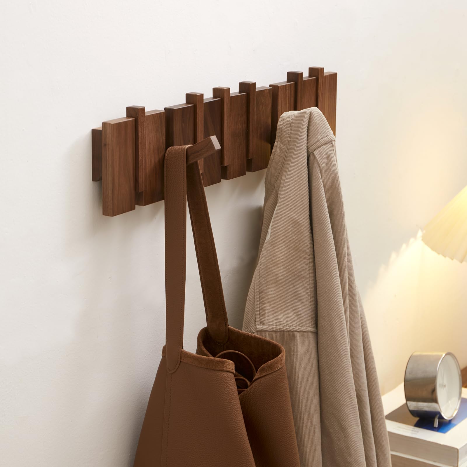 QUELLANCE durable beech-pine wood finish complements modern decor.