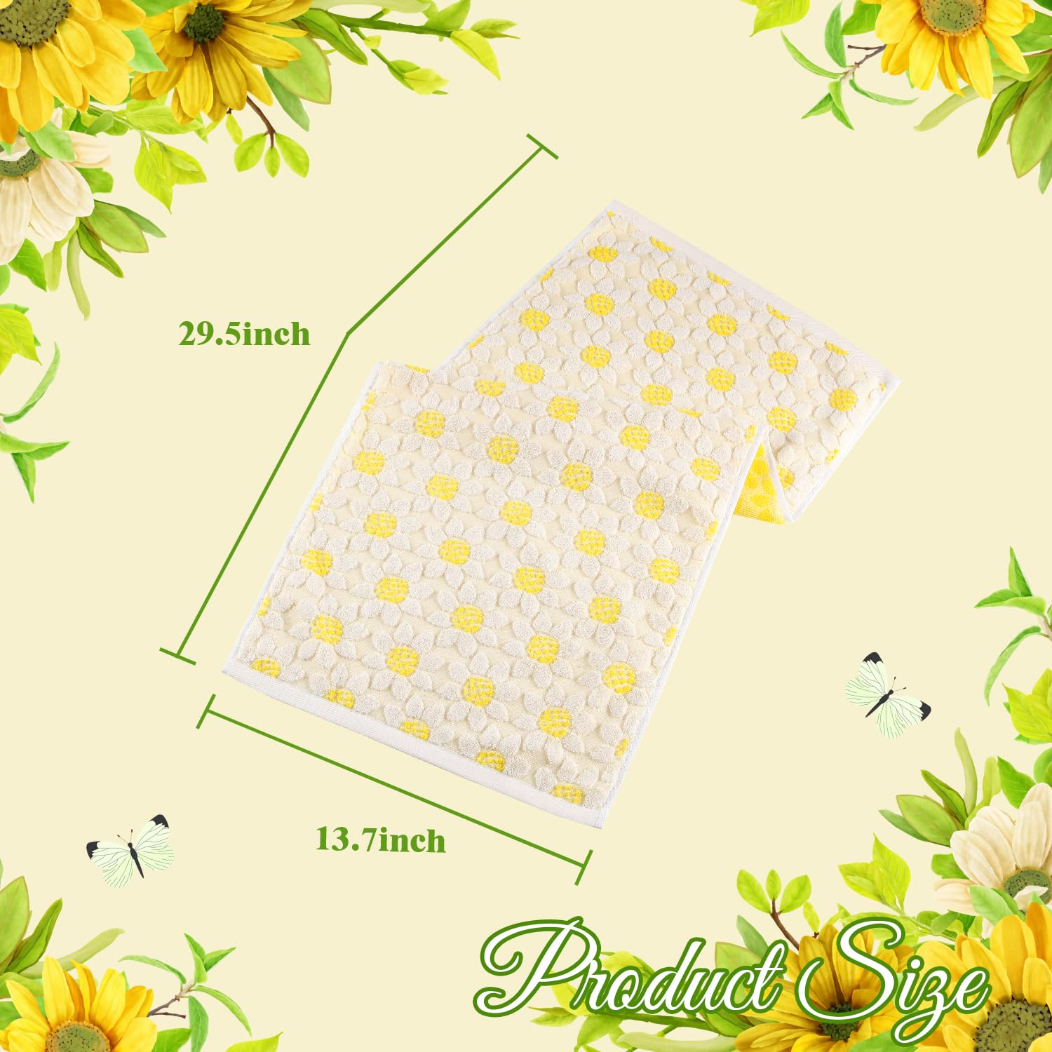 Quera durable cotton towels set delivers softness and long wear.