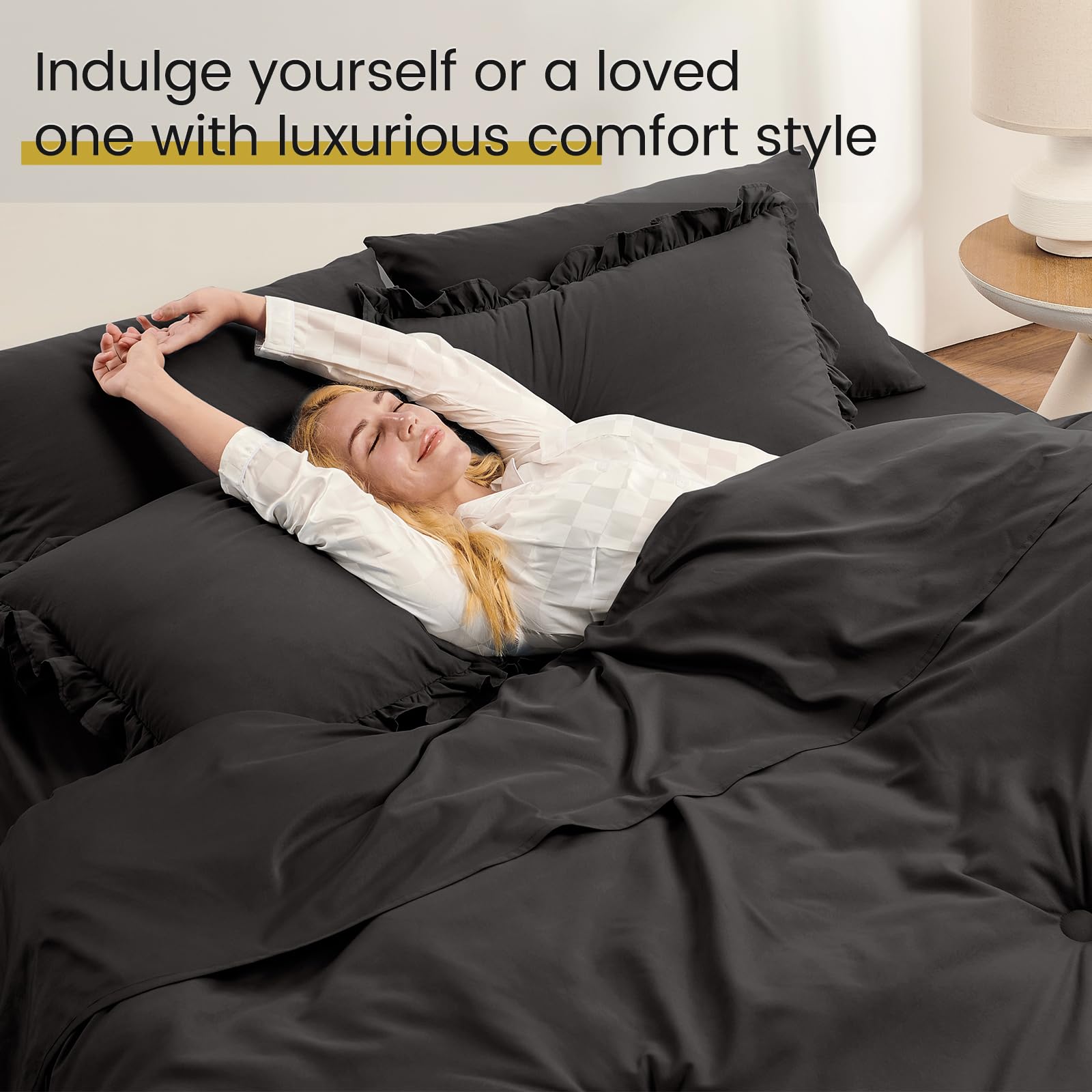 QUIETSEA all-season comfort with extra loft for year-round use