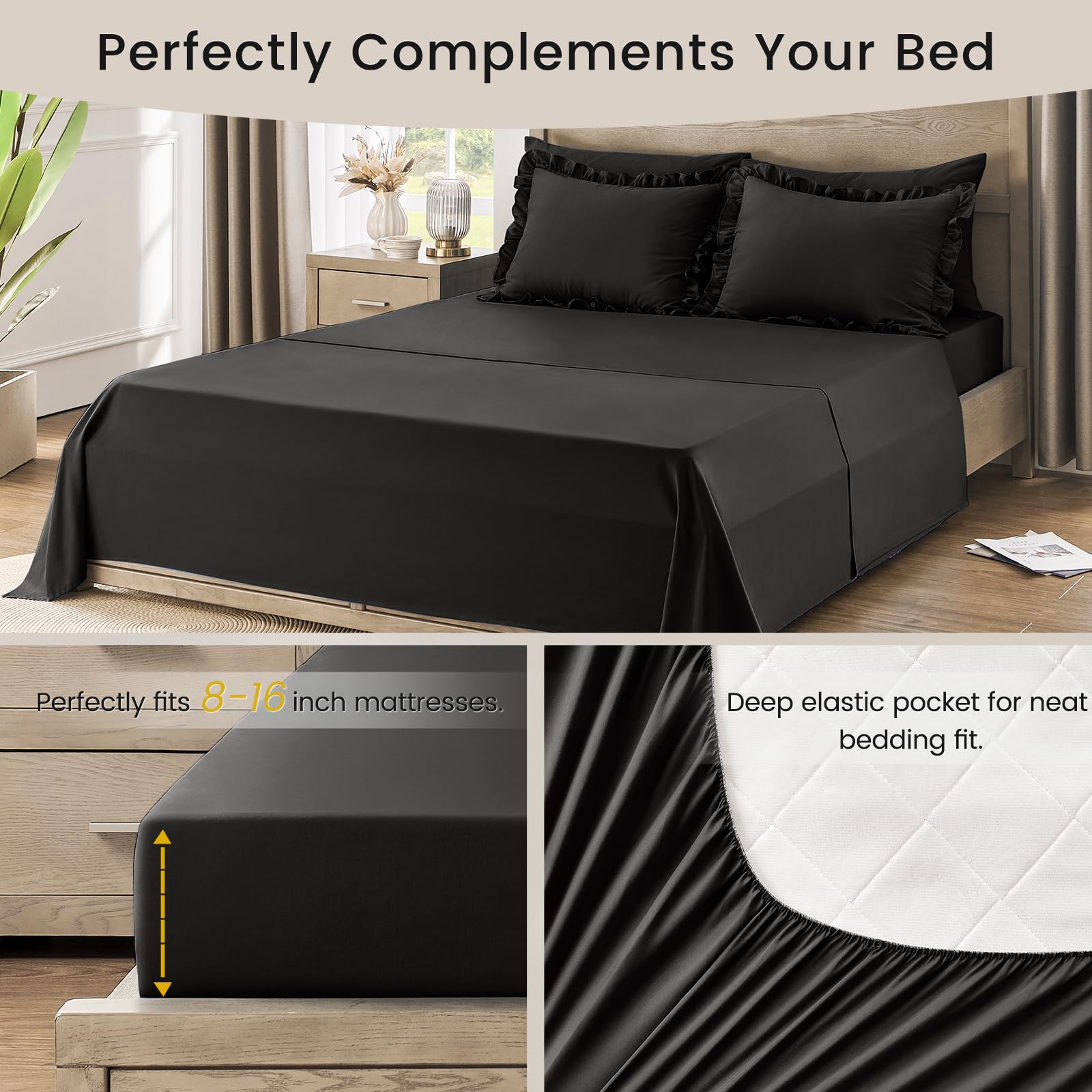 QUIETSEA easy-care bedding set ready for cold wash and low tumble dry