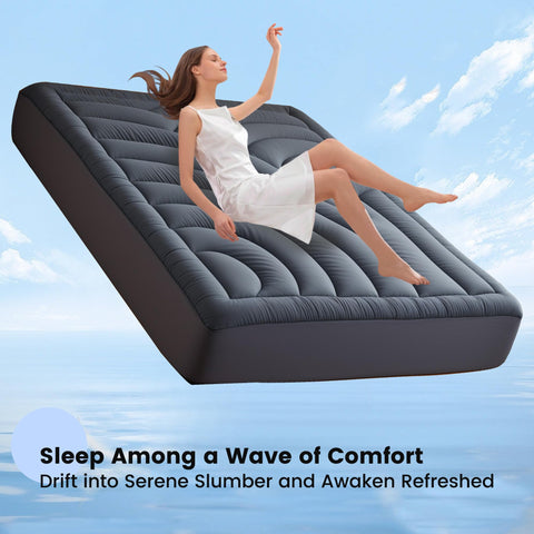 QuietSea noiseless waterproof shield prevents crinkles during sleep