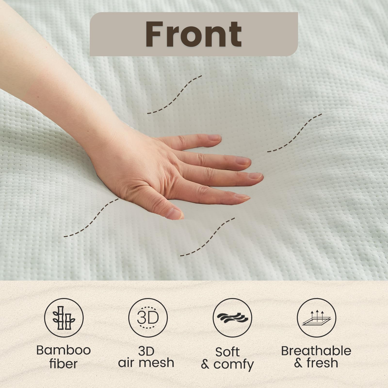 Quietsea deep-pocket-21inch fits mattresses up to 21 inches.