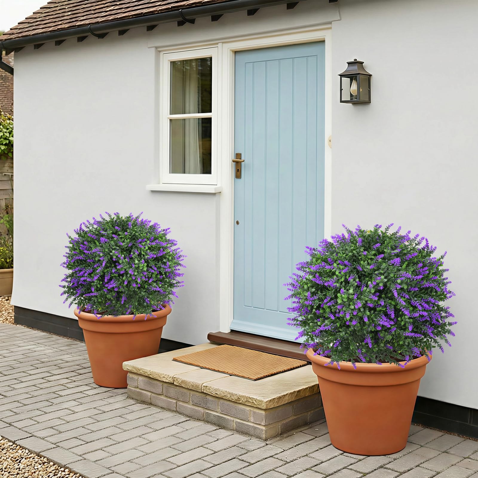 Quirlory 24-inch topiary ball leaves feature lifelike texture for realism