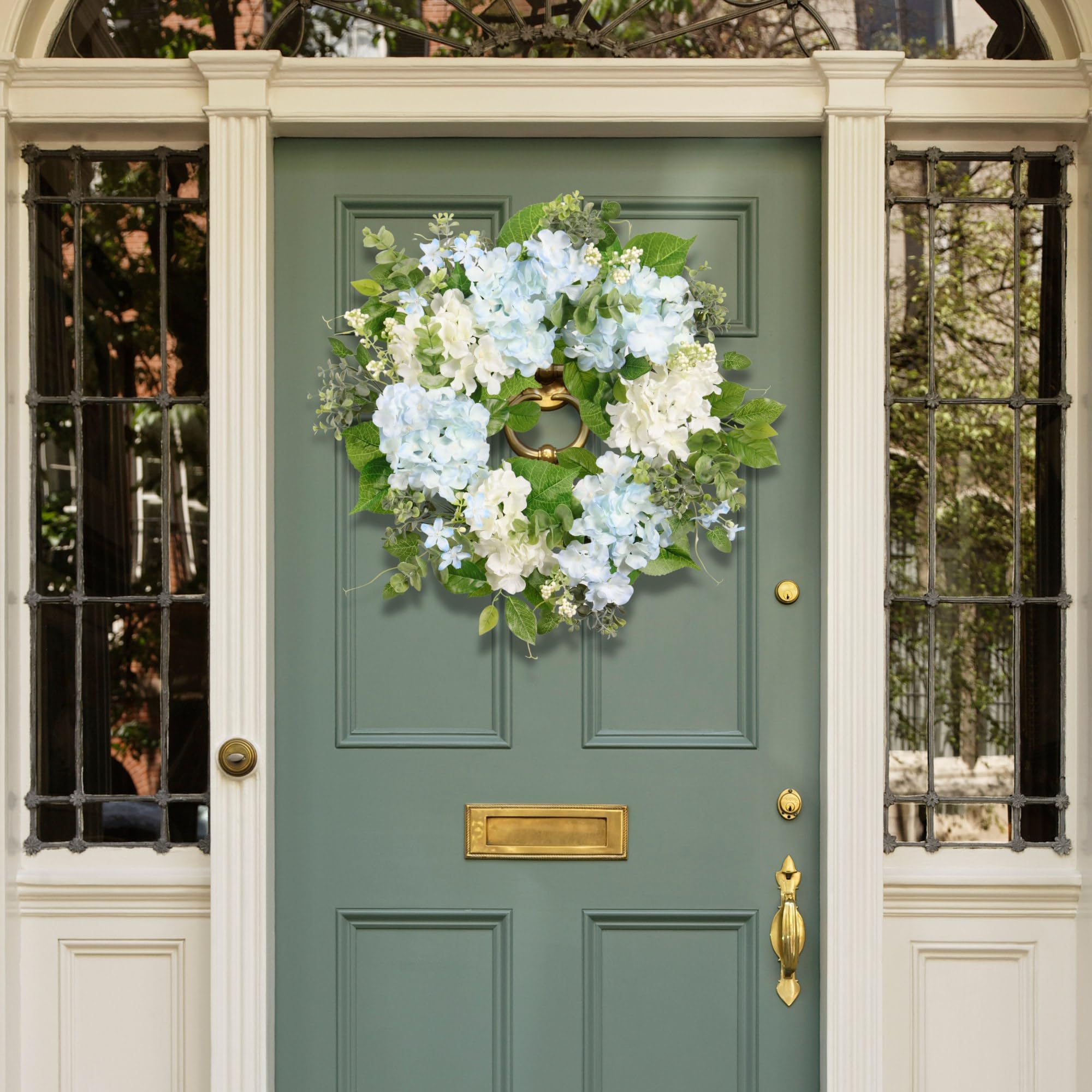 Quixem Nature-inspired wreath perfect for living spaces or porches.