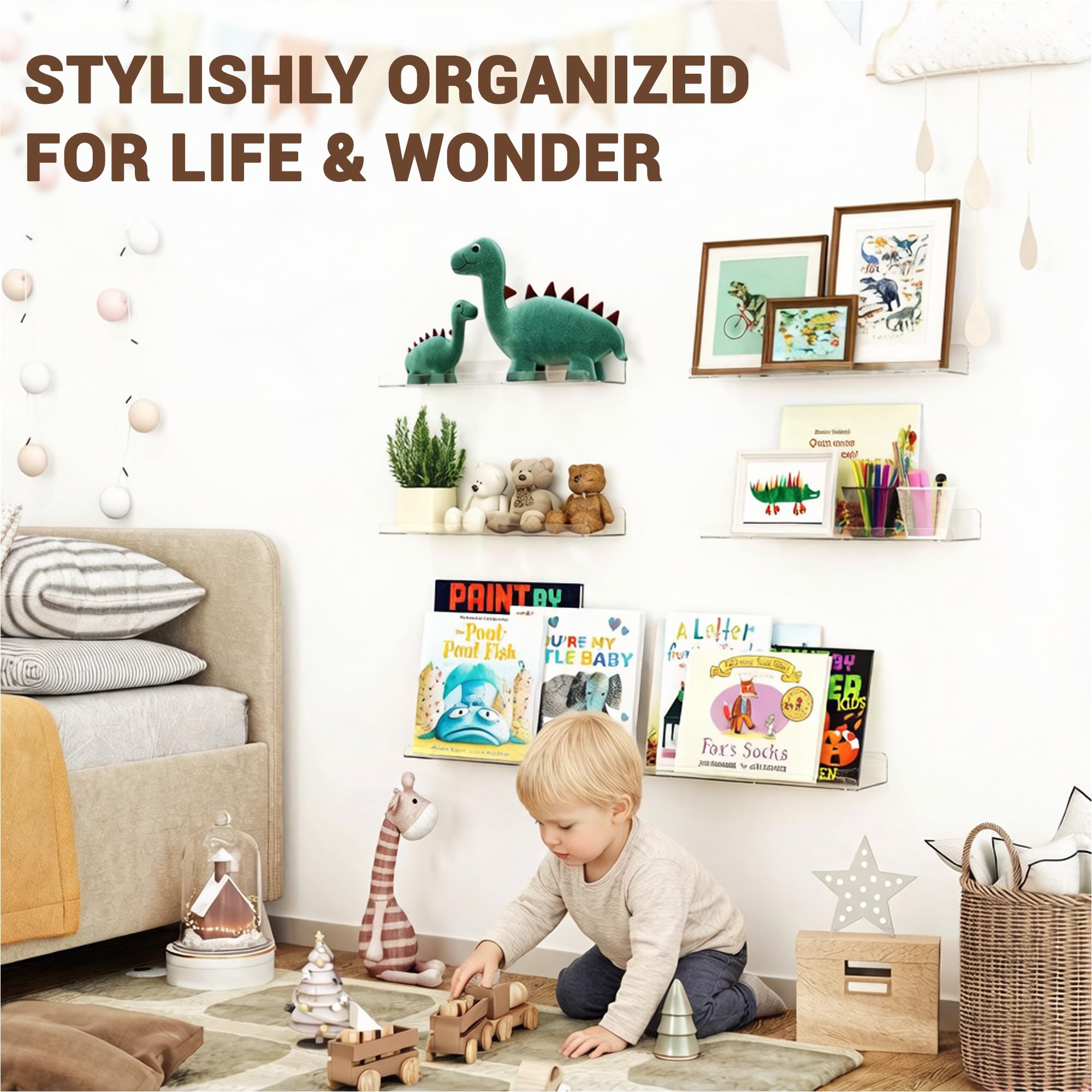 Qukaka 15-inch shelf for kitchen keeps spices and accessories organized