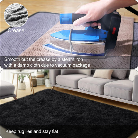 qulint close-up dense pile rug texture, plush feel
