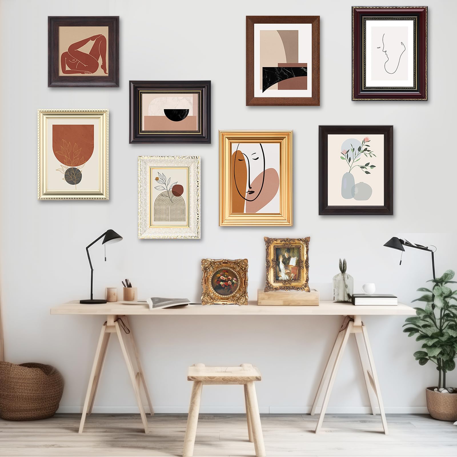 Qunclay durable materials like resin, wood, plastic, and glass.