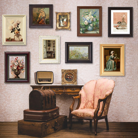 Qunclay lightweight decorative frames for easy rearrangement.