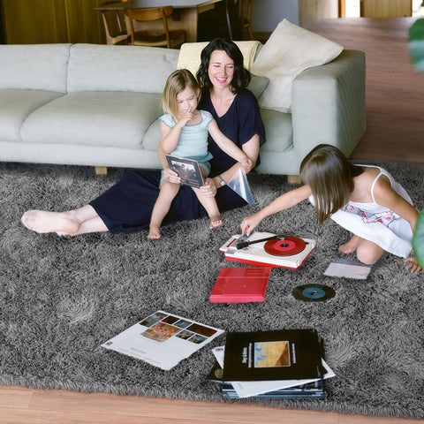 Quntue memory foam core rug cushions each step for comfort