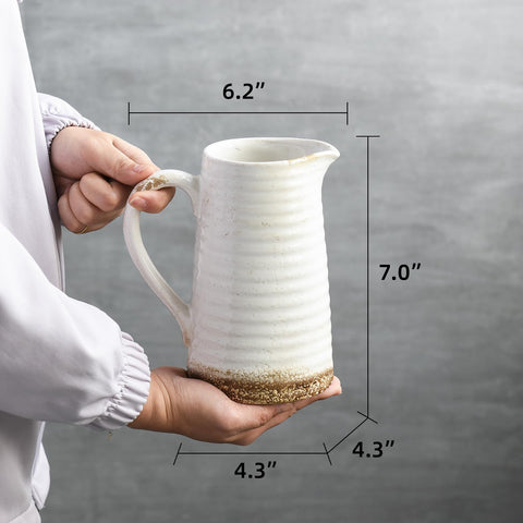 Quoowiit rustic vase doubles as home organization for keys or pens
